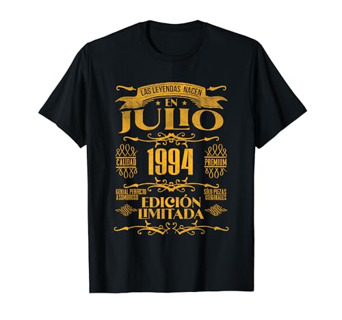 Consigue ahora Las Leyendas nacen en Julio 1994 - 30 Años Regalos Cumpleaños Camiseta Top Precio 2025 | regaloscumple.com