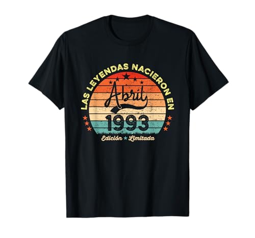 Consigue ahora Leyendas Abril 1993 Regalo Hombre Mujer 28 Años Catálogo Cumpleaños Camiseta Rebajas 2024 | regaloscumple.com