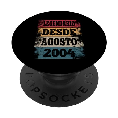 Consigue ahora Legendario Desde Agosto Promoción 2004 - Cumpleaños 20 Años PopSockets PopGrip Intercambiable Rebajas 2025 | regaloscumple.com