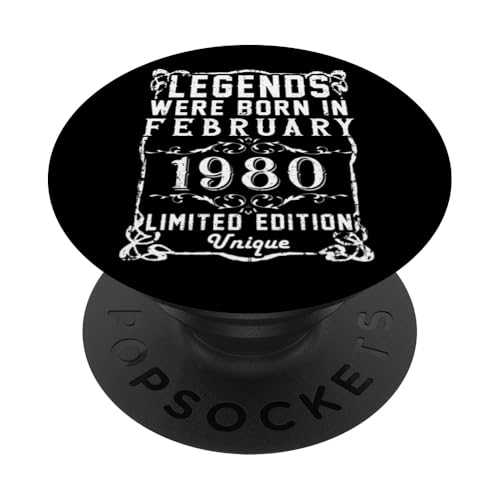 Comprar Cumpleaños Febrero 1980 Edición Limitada Regalo Promoción February PopSockets PopGrip Intercambiable Rebajas 2024 | regaloscumple.com