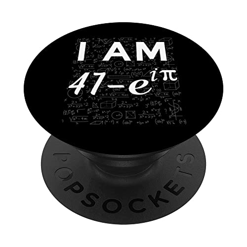 Comprar Promoción 48 cumpleaños regalo Identidad Euler matemático 48 años PopSockets PopGrip Intercambiable Top Precio 2025 | regaloscumple.com