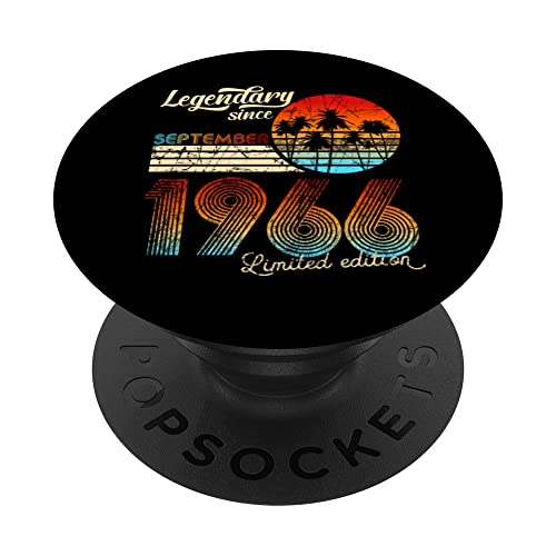 Comprar Legendario De Cumpleaños Cumpleaños Desde Septiembre De 1966 Regalo PopSockets PopGrip Intercambiable Top Precio 2024 | regaloscumple.com