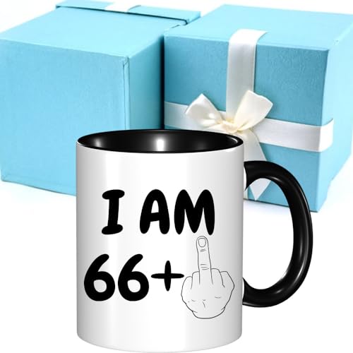 Consigue ahora Taza Ideas para regalar 66th Cumpleaños Taza desayuno ceramica regalo original para 66th cumpleaños - Regalos Desayuno Feliz Cumpleaños(330ml/11oz) Rebajas 2024 | regaloscumple.com