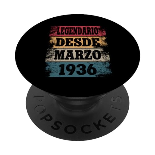 Consigue ahora Legendario Desde Marzo Regalos 1936 - Cumpleaños 88 Años PopSockets PopGrip Intercambiable Ofertas 2024 | regaloscumple.com