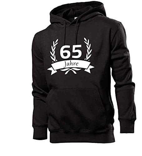 Comprar Shirt84 Sudadera con capucha para hombre 65 cumpleaños con corona Cumpleaños laurel Negro S Ofertas 2024 | regaloscumple.com