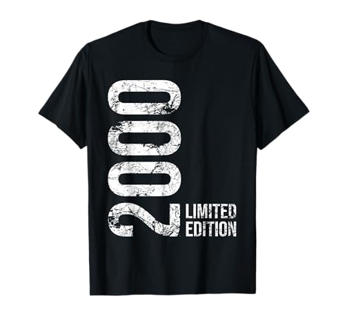 Comprar 25 cumpleaños hombre mujer 25 años 2000 regalo Ideas para regalar cumpleaños Camiseta Rebajas 2025 | regaloscumple.com