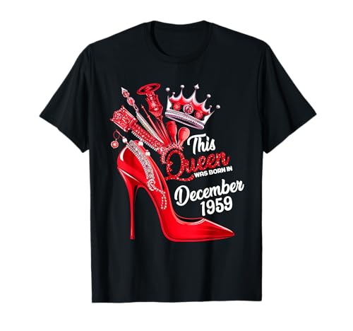 Comprar Esta reina nació en diciembre Cumpleaños 1959 Cumpleaños diciembre Mujeres Camiseta Top Precio 2024 | regaloscumple.com