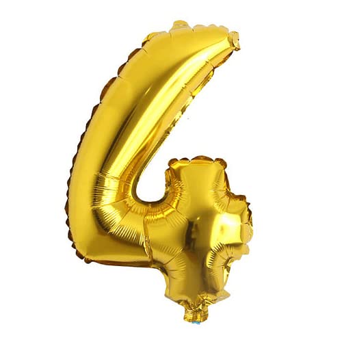 Consigue ahora CABLEPELADO - Globo numero BlackFriday cumpleaños - 45 cm - eventos - photocall - decoracion - color dorado (numero 4) Rebajas 2024 | regaloscumple.com