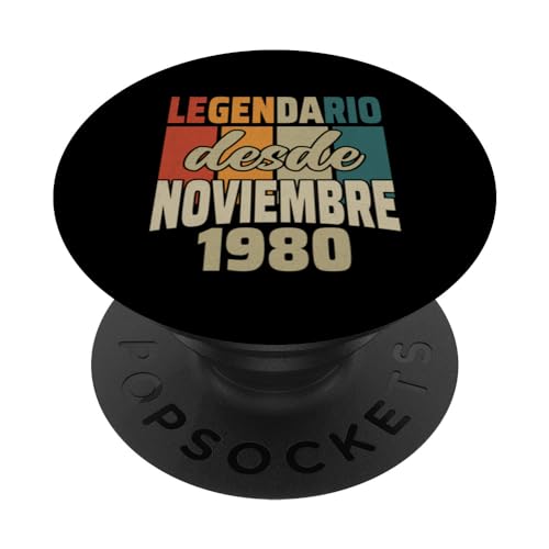 Comprar Legendario Desde Noviembre 1980 - Cumpleaños Ideas para regalar 44 Años PopSockets PopGrip Intercambiable Rebajas 2024 | regaloscumple.com