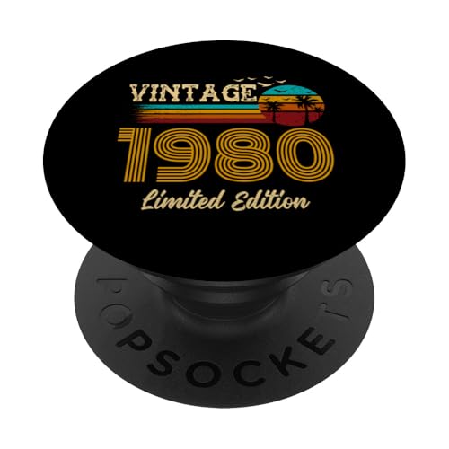Comprar Promoción 1980 Cumpleaños PopSockets PopGrip Intercambiable Top Precio 2025 | regaloscumple.com