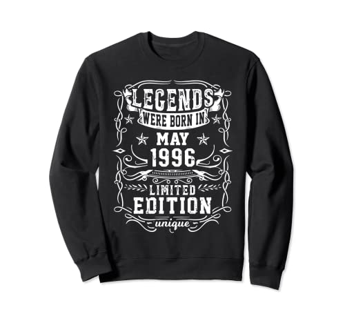 Comprar Cumpleaños Mayo 1996 Edición Limitada Regalo Legend May Navidad Sudadera Rebajas 2025 | regaloscumple.com