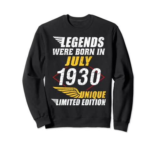 Comprar Cumpleaños Julio 1930 Edición Limitada Regalo Navidad Legend July Sudadera Top Precio 2024 | regaloscumple.com