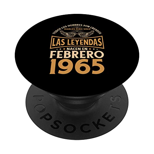 Consigue ahora Cumpleaños Hombre Regalos Las Leyendas Febrero 1965 PopSockets PopGrip Cumpleaños Intercambiable Ofertas 2025 | regaloscumple.com