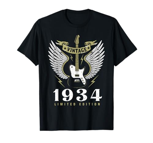 Consigue ahora 91 Cumpleaños 91 Años Hombre Mujer Vintage 1934 BlackFriday Regalo Camiseta Ofertas 2025 | regaloscumple.com