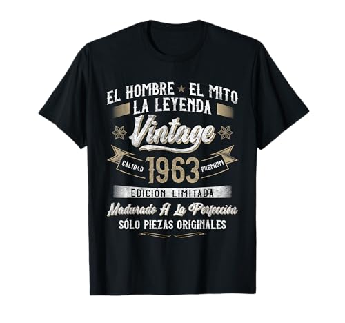 Comprar 60 años Promoción cumpleaños Vintage 1963 Divertido regalo cumpleaños Camiseta Rebajas 2024 | regaloscumple.com