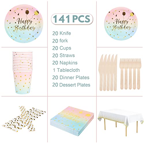 Oferta Flash Juego   vajilla para fiestas  20 invitados Vajilla noble  vasos   papel platos   papel para fiestas cumpleaños bodas aniversarios fiestas   graduación salas   fiesta azul dorado