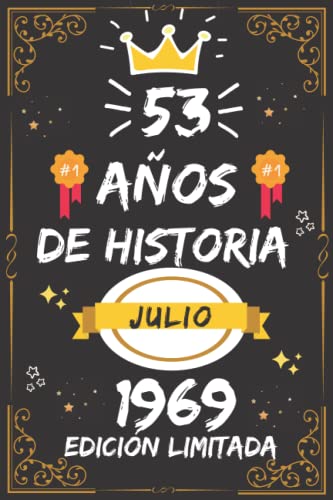 Oferta CUADERNO, AÑOS HISTORIA 1969 LIMITADA: 53 mujeres hombres, 53 un ... 53 él/ella.