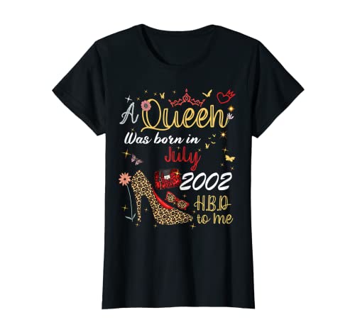 Consigue ahora Catálogo Julio Cumpleaños Una Reina Nació en Julio 2002 Julio Camiseta Top Precio 2024 | regaloscumple.com