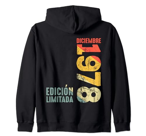 Comprar Diciembre 1978 Retro 1978 Año 1978 Vintage 1978 Desde 1978 Navidad Sudadera con Capucha Ofertas 2024 | regaloscumple.com