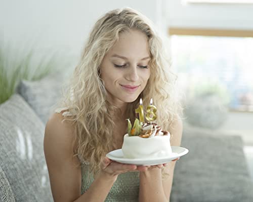 Mejores precios Velas de Cumpleaños con Números Velas Cumpleaños Decoracion Tartas Cumpleaños