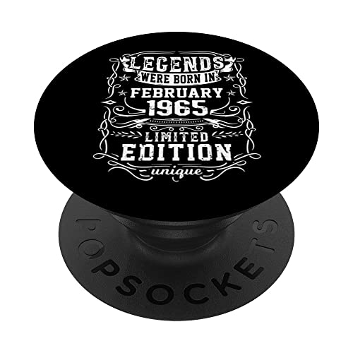 Consigue Cumpleaños ahora Cumpleaños Febrero 1965 Edición Limitada Regalo February PopSockets PopGrip Intercambiable Top Precio 2025 | regaloscumple.com
