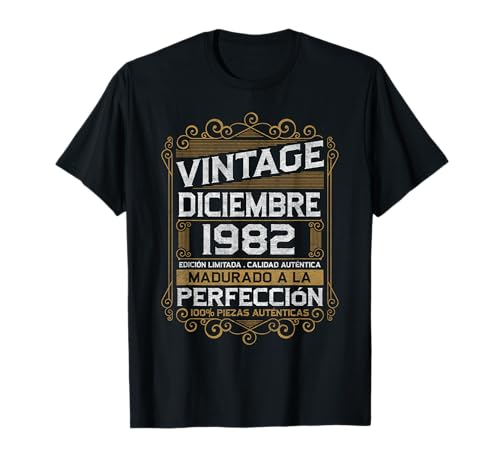 Consigue ahora Ideas para regalar Diciembre 1982 Vintage Regalo 42 Años Cumpleaños Hombre Camiseta Ofertas 2024 | regaloscumple.com
