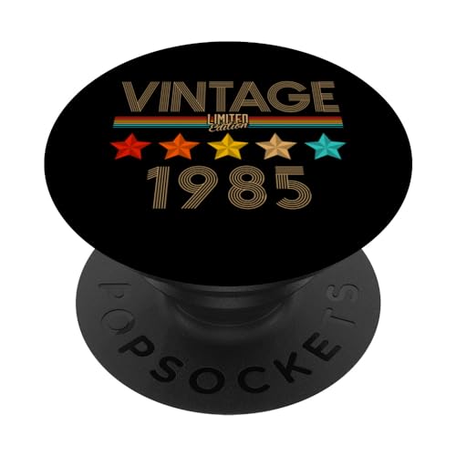 Consigue ahora Regalos Decoraciones vintage 40 cumpleaños vintage 1985 40 años PopSockets PopGrip Adhesivo Ofertas 2025 | regaloscumple.com