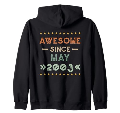 Comprar Awesome Since May 2003 Catálogo Birthday Design Sudadera con Capucha Ofertas 2025 | regaloscumple.com