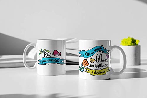 Consigue ahora Taza Me ha costado años ser Regalos brillante y diferente-Regalo Original Feliz Cumpleaños (60 años) Rebajas 2023 | regaloscumple.com