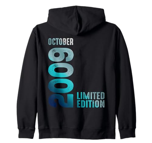 Consigue ahora Edición Limitada 2009 Octubre 2009 Cumpleaños Sudadera con Capucha Promoción Rebajas 2025 | regaloscumple.com