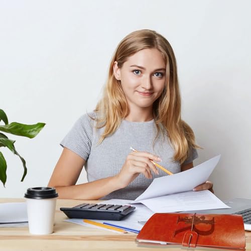 Comprar ahora Cuaderno de Cuero, Diario Viaje, Bloc Notas Cuero Vintage, Regalos Originales para Navidad Cumpleaños Graduación Aniversario San Valentín Mujer Amigos Niña Estudiantes Colega Hermana(R)