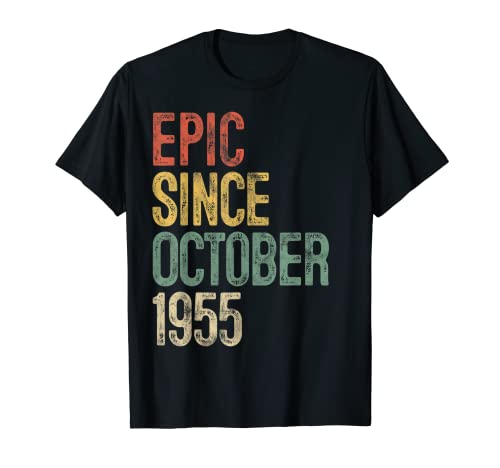 Consigue ahora Diversión épica desde octubre 1955 65 regalo cumpleaños Navidad 65 años Camiseta Top Precio 2024 | regaloscumple.com