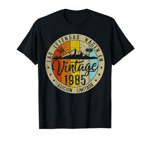 Comprar 39 años cumpleaños hombre mujer vintage 1985 Regalo Camiseta Top BlackFriday Precio 2024 | regaloscumple.com