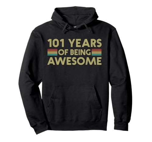 Comprar 101 cumpleaños divertido 101 años ser impresionante cumpleaños Sudadera con Capucha Top Cumpleaños Precio 2024 | regaloscumple.com