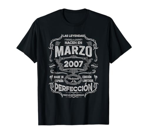 Consigue ahora Navidad Mujer Leyendas Marzo 2007 Hombre Mujer 16 Años Cumpleaños Camiseta Ofertas 2024 | regaloscumple.com