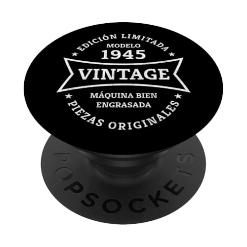 Comprar 80 cumpleaños Regalo Nacido en 1945 Vintage 80 años edad PopSockets PopGrip Adhesivo Top Cumpleaños Precio 2024 | regaloscumple.com