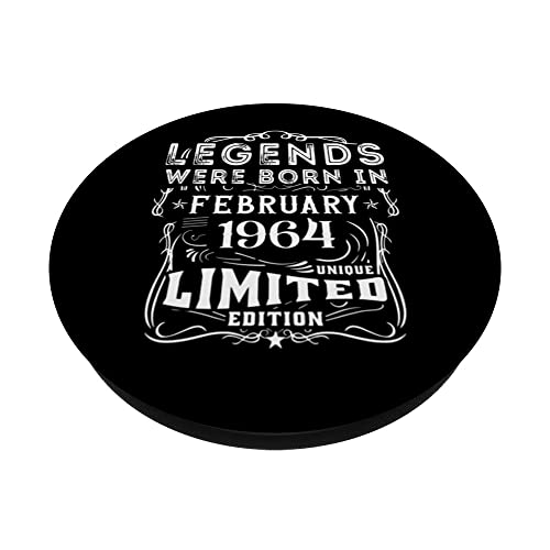 Ofertas Cumpleaños Febrero 1964 Edición Limitada Regalo February PopSockets PopGrip Intercambiable