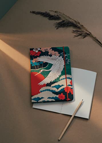 Ofertas Kokonote Cuaderno Japanese Crane - A5 artesanal punteado | Bullet Journal de notas Bloc