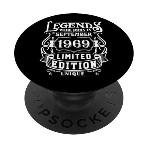 Consigue ahora Cumpleaños Septiembre 1969 Edición Limitada Regalo Vintage BlackFriday PopSockets PopGrip Adhesivo Top Precio 2025 | regaloscumple.com