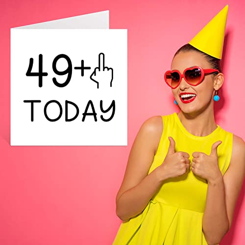 Ofertas de última hora Cumpleaños divertida novedosa el medio, cumpleaños hombres, felicitación 145 x mm, bromas