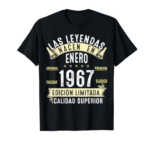 Oferta 57 Cumpleaños Leyendas en De Camiseta