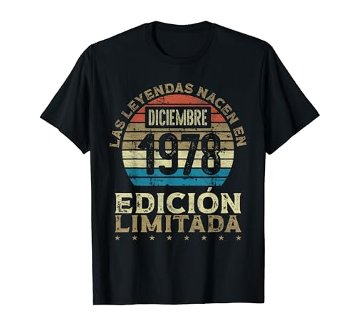 Oferta Las nacen Diciembre - Años Camiseta