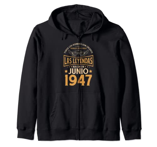 Comprar Cumpleaños Hombre Regalos Las Leyendas Junio 1947 Sudadera con BlackFriday Capucha Ofertas 2024 | regaloscumple.com