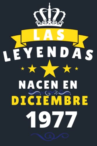 Comprar Las leyendas Nacen En Diciembre 1977: Cuaderno notas cumpleaños 43 años para mujer hombre Diario para regalo BlackFriday cumpleaños ideal para abuelos padres madres Ofertas 2024 | regaloscumple.com
