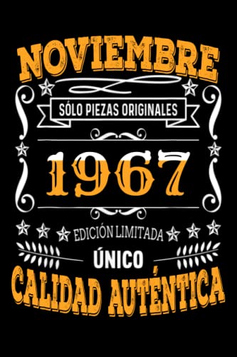 Consigue ahora CUADERNO NOVIEMBRE 1967 55 Años Siendo Genial: Regalo 55 cumpleaños para mujeres y hombres ideas 55 cumpleaños Regalo Promoción un cumpleaños divertido Regalo regalo 55 cumpleaños para él/ella. Top Precio 2024 | regaloscumple.com