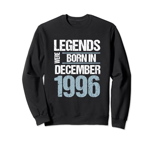 Consigue ahora Las leyendas nacieron en diciembre Ideas para regalar 1996 Cumpleaños Sudadera Rebajas 2024 | regaloscumple.com