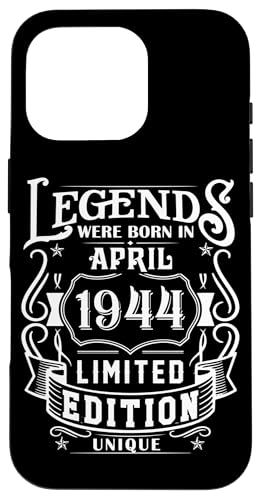 Consigue ahora Carcasa para iPhone Regalos 16 Pro Cumpleaños Abril 1944 Edición Limitada Regalo April Top Precio 2025 | regaloscumple.com