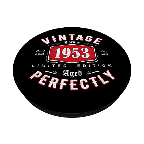 Comprar ahora Regalo 69 años Cumpleaños Hombre Mujer - Vintage 1953 PopSockets