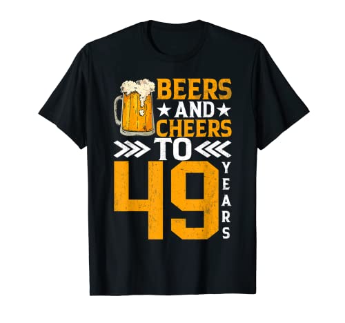 Comprar Taza cerveza con 49 cumpleaños Regalos Camiseta Ofertas 2025 | regaloscumple.com
