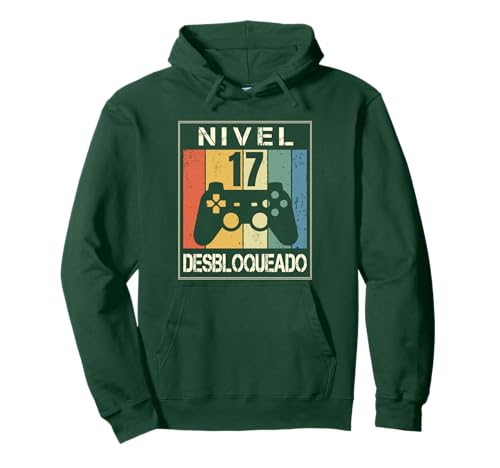 Consigue ahora Nivel Promoción 17 Desbloqueado Gamer 17 Años 2005 Divertido Chico Sudadera con Capucha Ofertas 2024 | regaloscumple.com